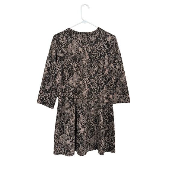 Zara Basic Dress Snake Pring Womens Size Small - Picture 5 of 5